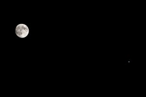 Moon and Jupiter