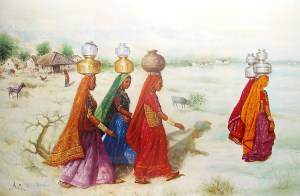 rajasthani-women-fetching-water