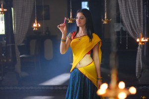 Richa Panai Cute Half Saree Pictures