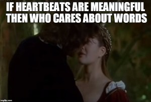 lovers about to kiss - cute love scene