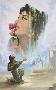 punjabi-lovers - painting of lovers