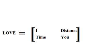 Matrix formula example