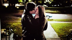 Damon and Elena's kiss - vampire diaries love scenes